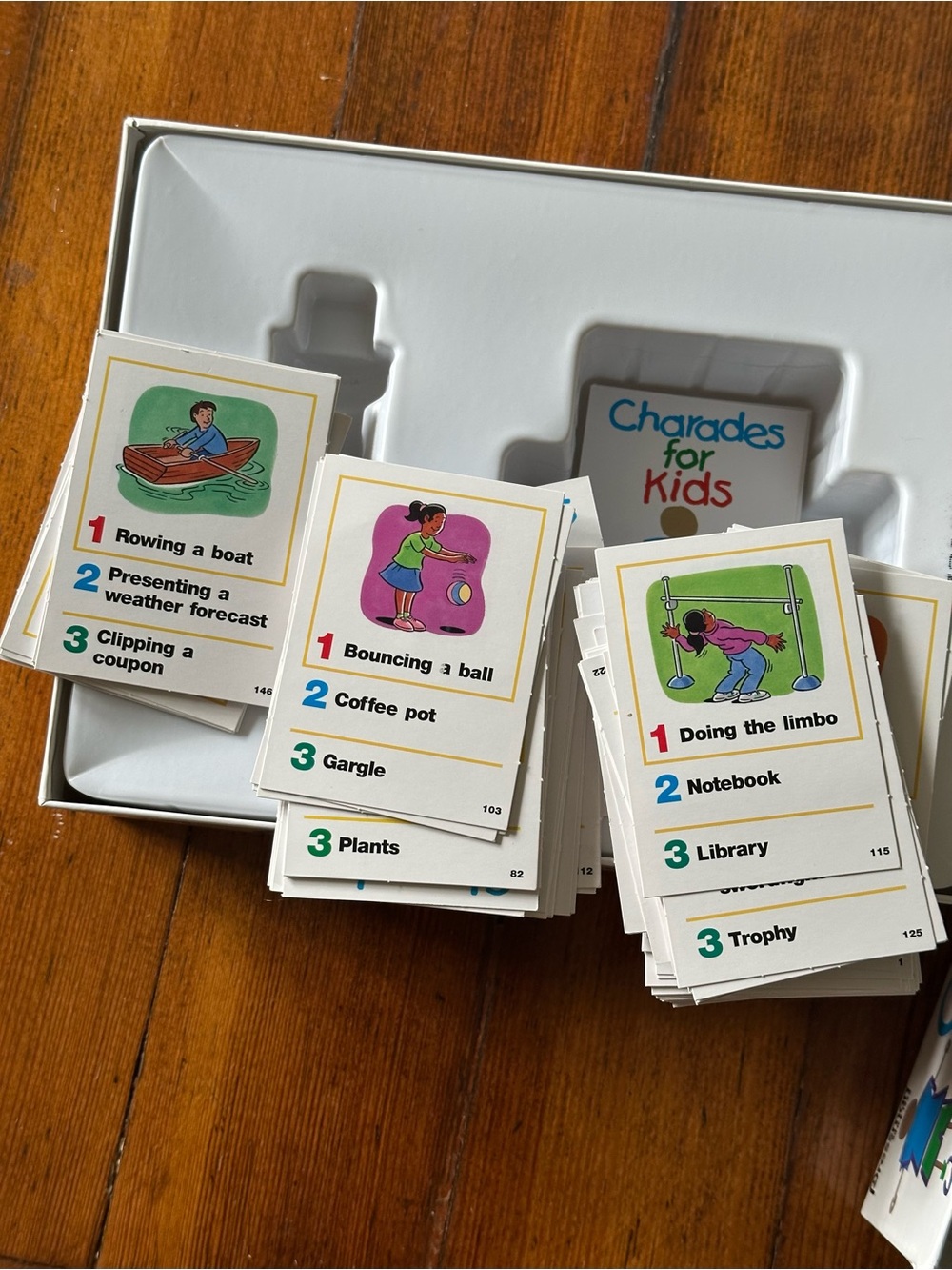 Card Game - White and Multi-Color